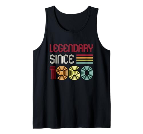 Herren Geburtstag Legendary Since 1960 Tank Top von 1960 Birthday - Vintage 1960 Present