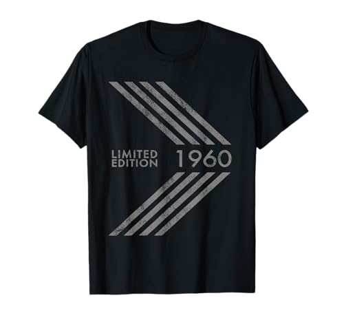 Geburtstag 1960 Limited Edition für Männer Frauen Retro T-Shirt Geburtstag 1960 Limited Edition für Männer Frauen Retro T-Shirt von 1960 Limited Edition Mens Womens Birthday