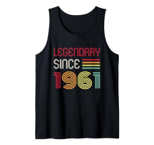 Herren Geburtstag Legendär seit 1961 Tank Top Herren Geburtstag Legendär seit 1961 Tank Top von 1961 Birthday - Vintage 1961 Present