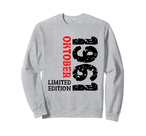 64. Geburtstag Frauen Männer Limited Edition Oktober 1961 Sweatshirt 64. Geburtstag Frauen Männer Limited Edition Oktober 1961 Sweatshirt von 1961 Geburtstag Damen Herren Geburtstagsgeschenk