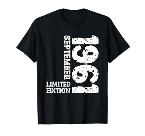 64. Geburtstag Frauen Männer Limited Edition September 1961 T-Shirt 64. Geburtstag Frauen Männer Limited Edition September 1961 T-Shirt von 1961 Geburtstag Damen Herren Geburtstagsgeschenk
