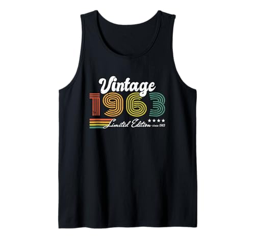 Herren Geburtstag Vintage 1963 Limited Edition - 1963 Tank Top Herren Geburtstag Vintage 1963 Limited Edition - 1963 Tank Top von 1963 Birthday - Vintage 1963 Present