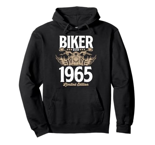 Vintage Biker Shirt Herren Damen Motorrad Liebhaber Geboren 1965 Pullover Hoodie Vintage Biker Shirt Herren Damen Motorrad Liebhaber Geboren 1965 Pullover Hoodie von 1965 Biker Birthday Party Tees
