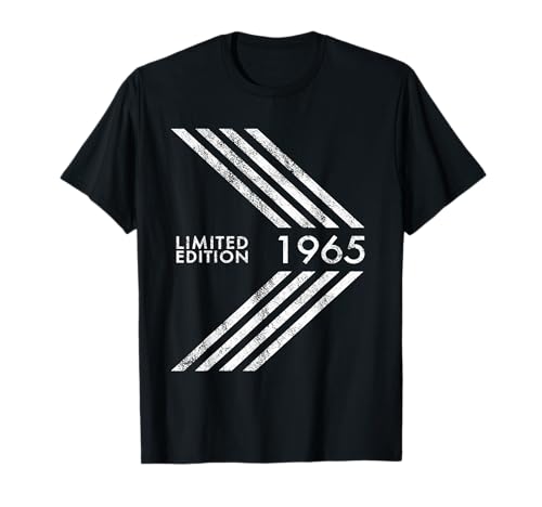 60. Geburtstag 1965 Limited Edition für Männer Frauen Vintage T-Shirt 60. Geburtstag 1965 Limited Edition für Männer Frauen Vintage T-Shirt von 1965 Limited Edition Mens Womens 60th Birthday