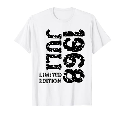 57. Geburtstag Deko Frauen Männer Limited Edition Juli 1968 T-Shirt von 1968 Geburtstag Damen Herren Geburtstagsgeschenk