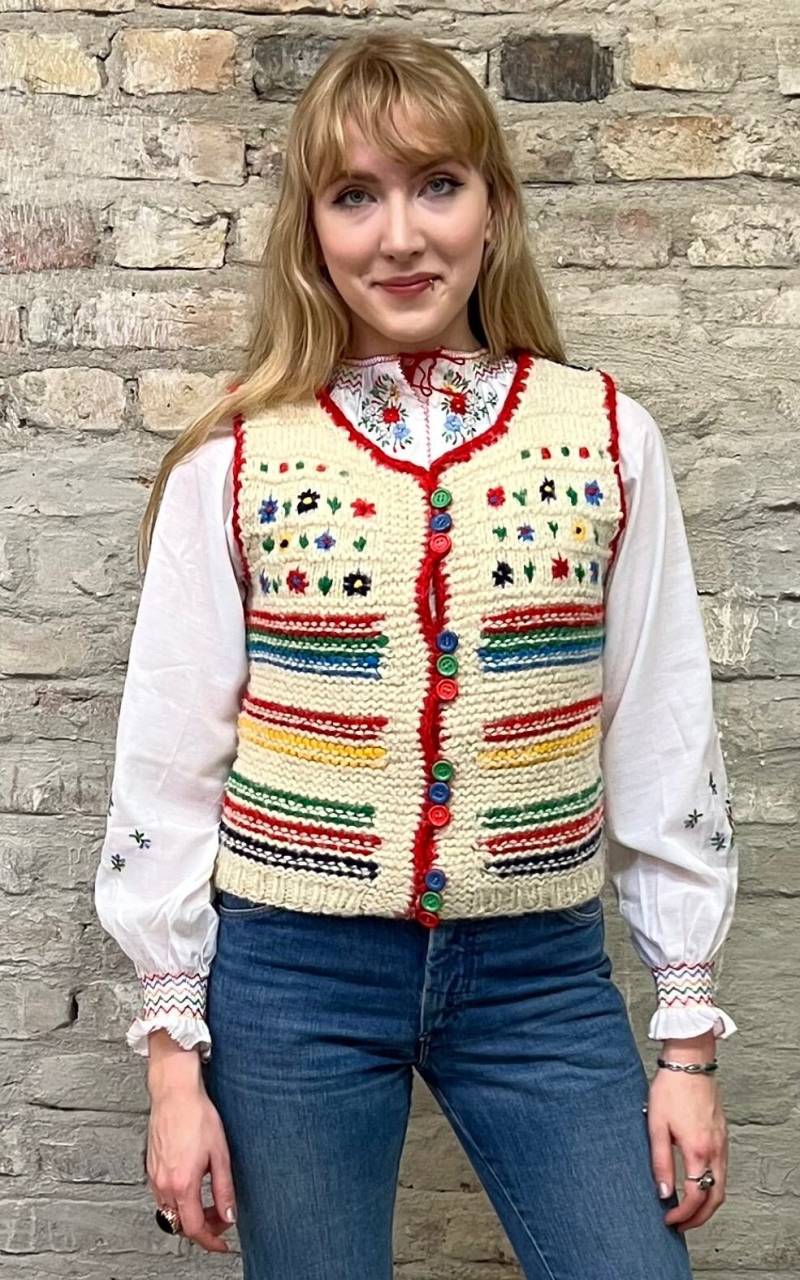 70S Vintage Handmade Bodywarmer von 1968VintageBerlin
