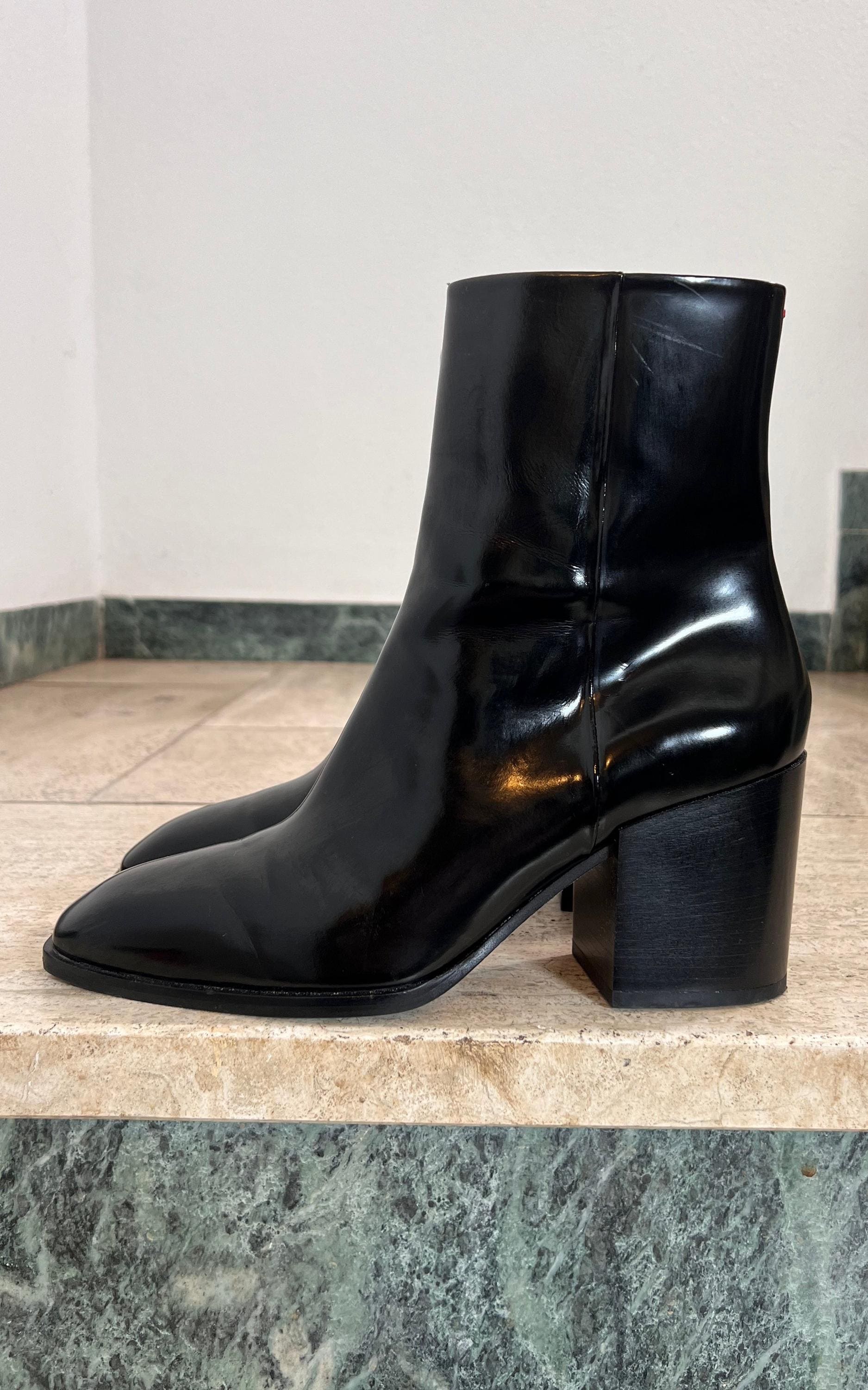 Aeyde Patent Boots 40 von 1968VintageBerlin