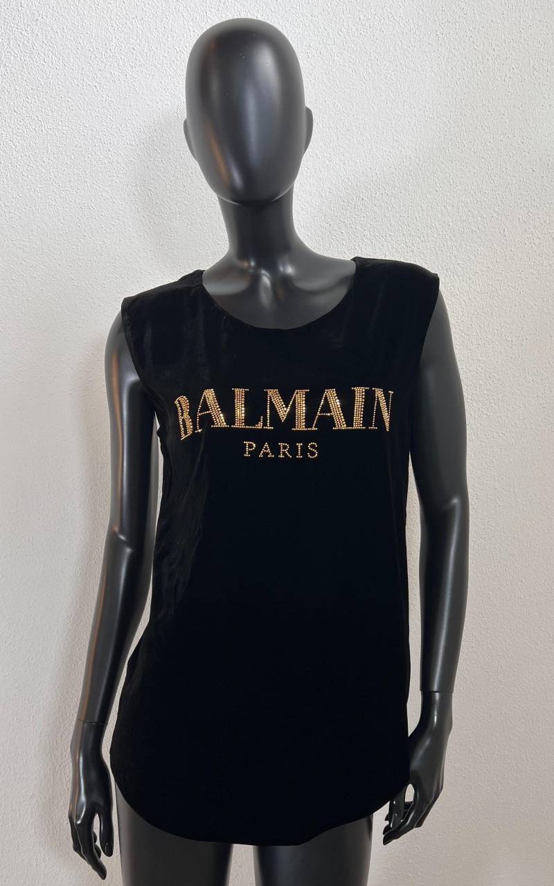 Balmain Paris Velvet Shirt von 1968VintageBerlin