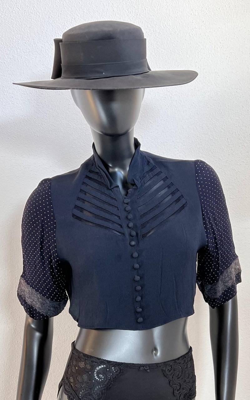 Vintage 30S Reworked Crop Top von 1968VintageBerlin