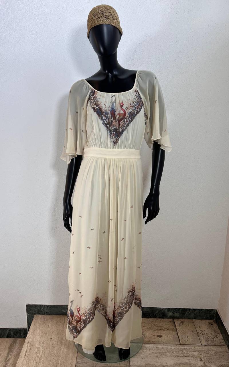Vintage 70S Romantic Silk Dress Vintage 70S Romantic Silk Dress von 1968VintageBerlin