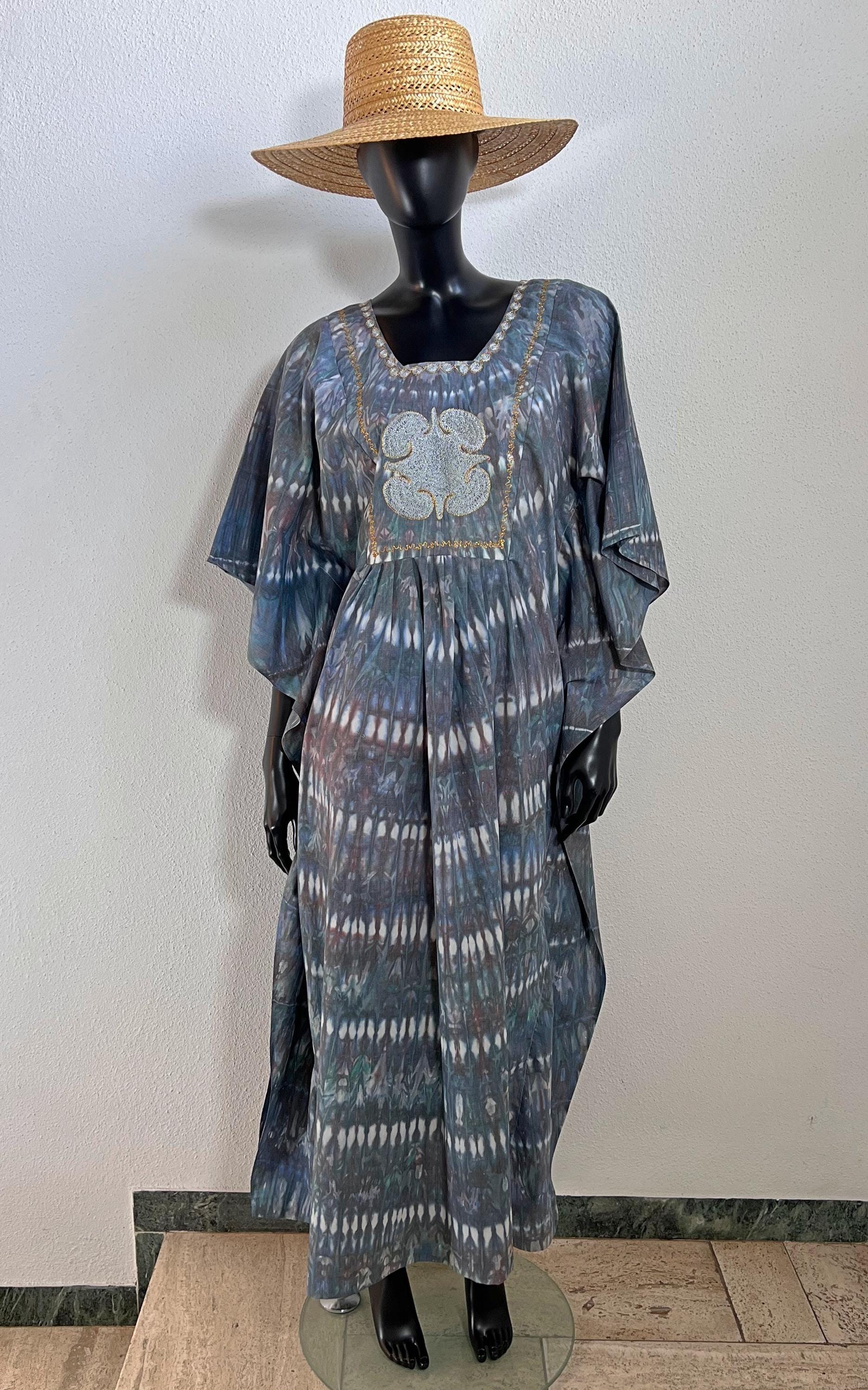 Vintage 70S Tie Dye Caftan Dress von 1968VintageBerlin