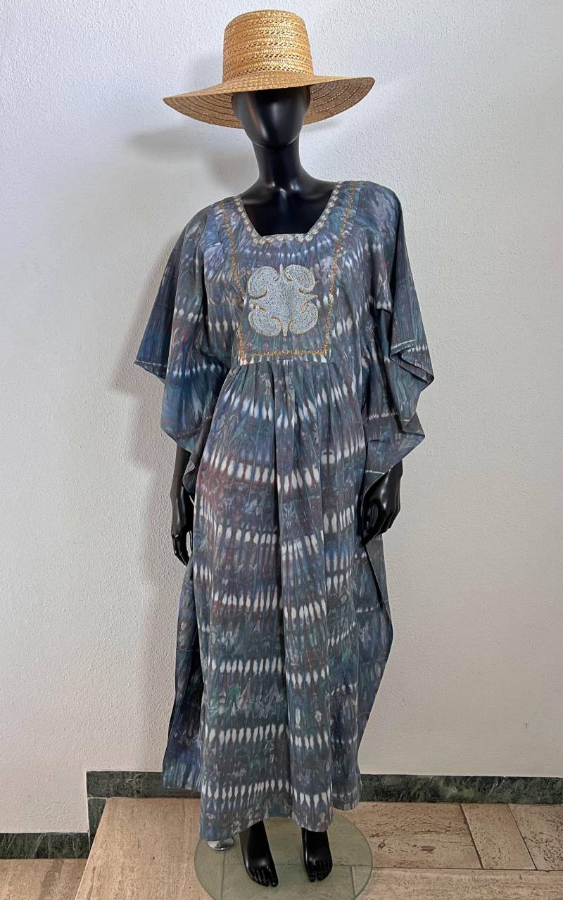 Vintage 70S Tie Dye Caftan Dress von 1968VintageBerlin