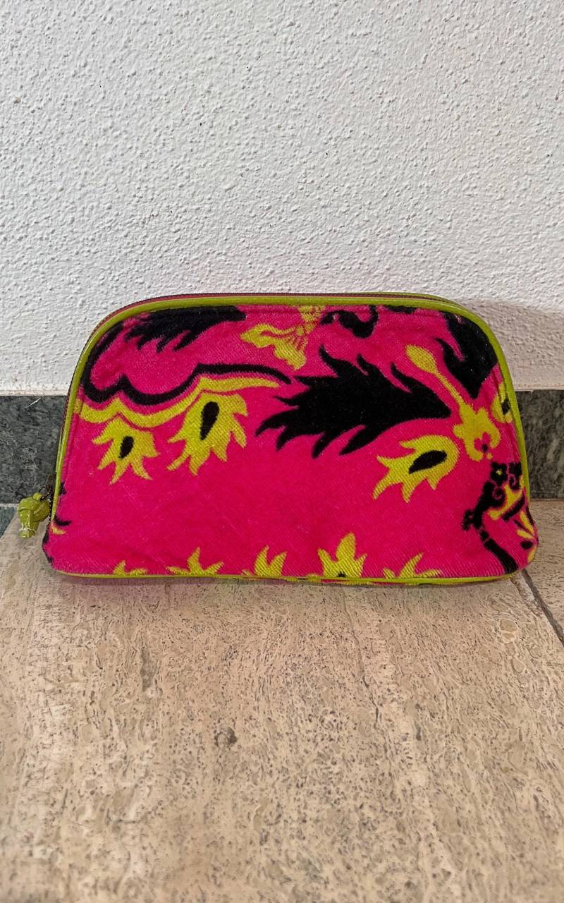 Vintage 70S Towelling Cosmetic Pouch von 1968VintageBerlin