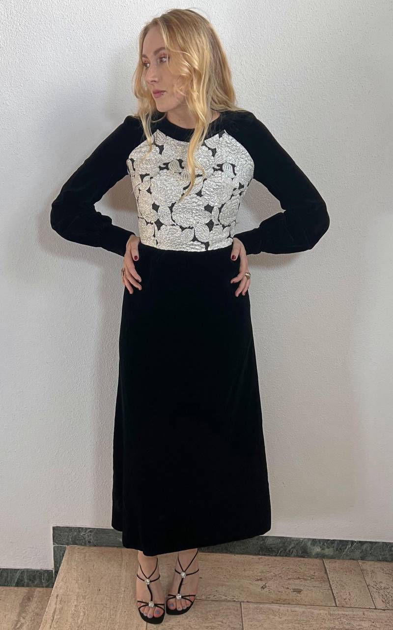 Vintage 70S Velvet Brocade Dress Vintage 70S Velvet Brocade Dress von 1968VintageBerlin