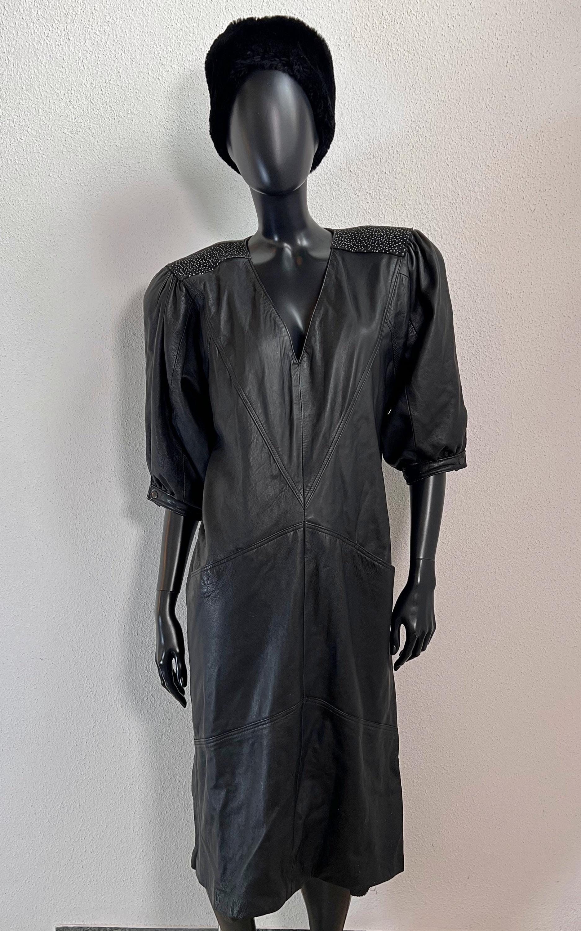 Vintage 80S Leather Dress von 1968VintageBerlin