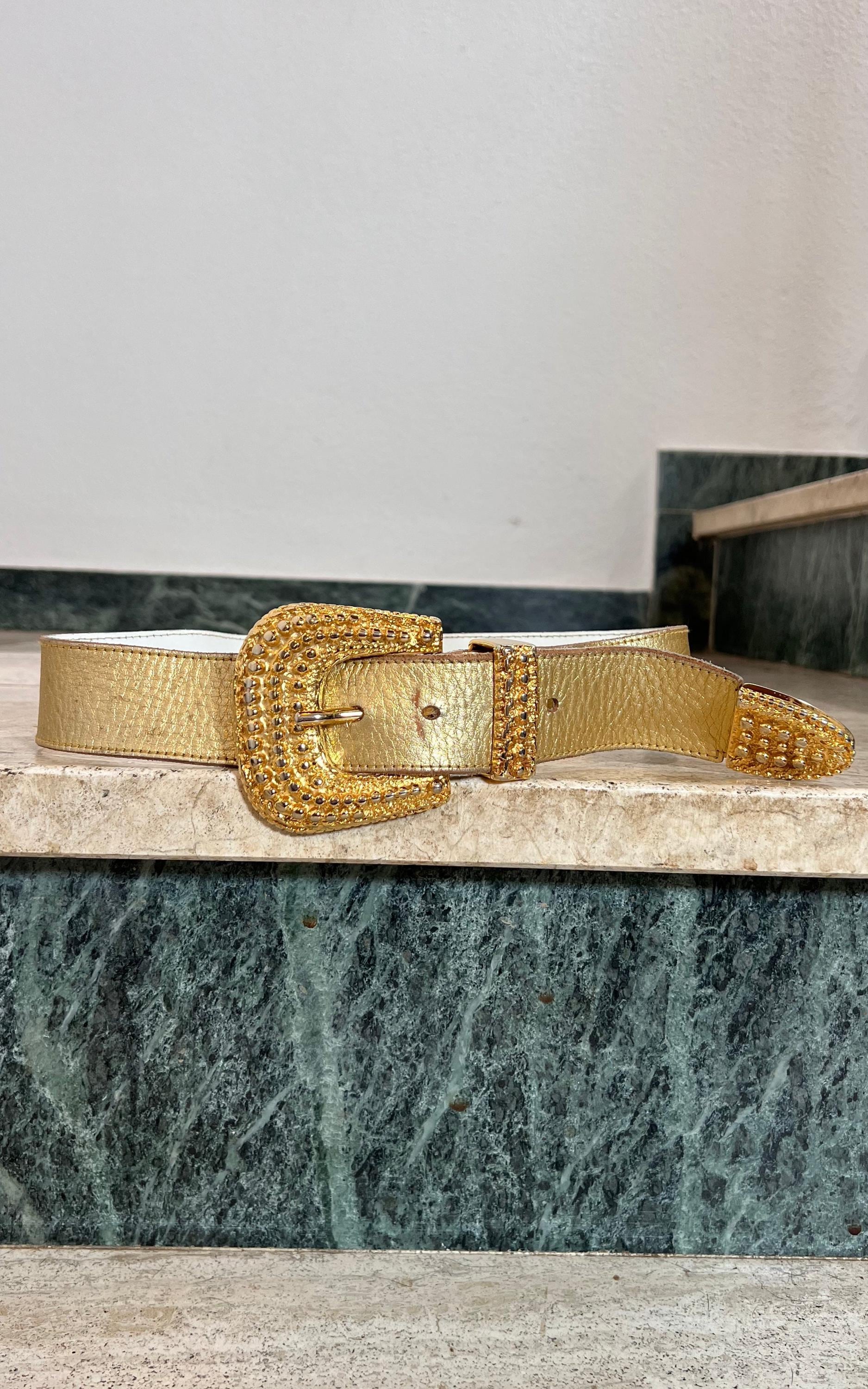 Vintage 90S Belt Gold von 1968VintageBerlin