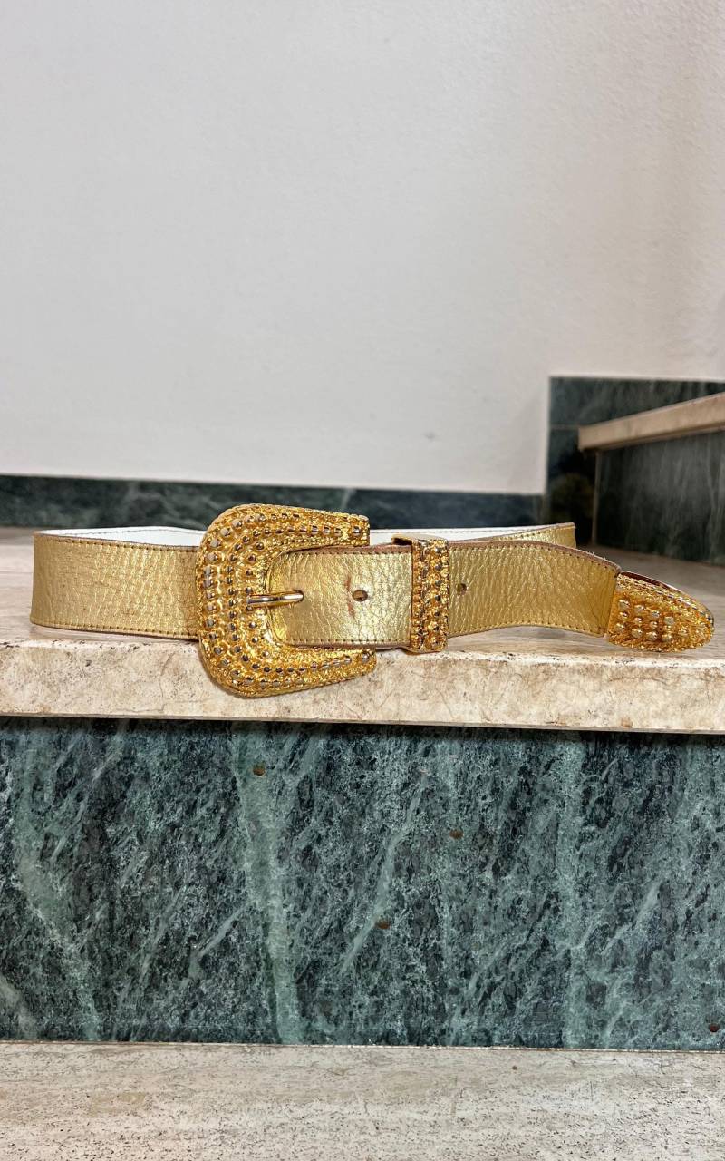 Vintage 90S Belt Gold von 1968VintageBerlin