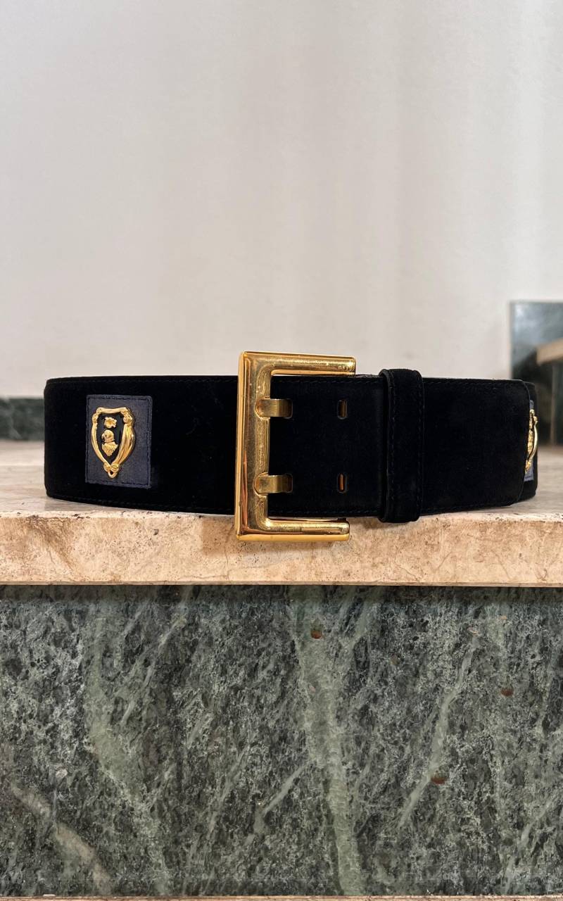 Vintage 90S Escada Suede Belt von 1968VintageBerlin