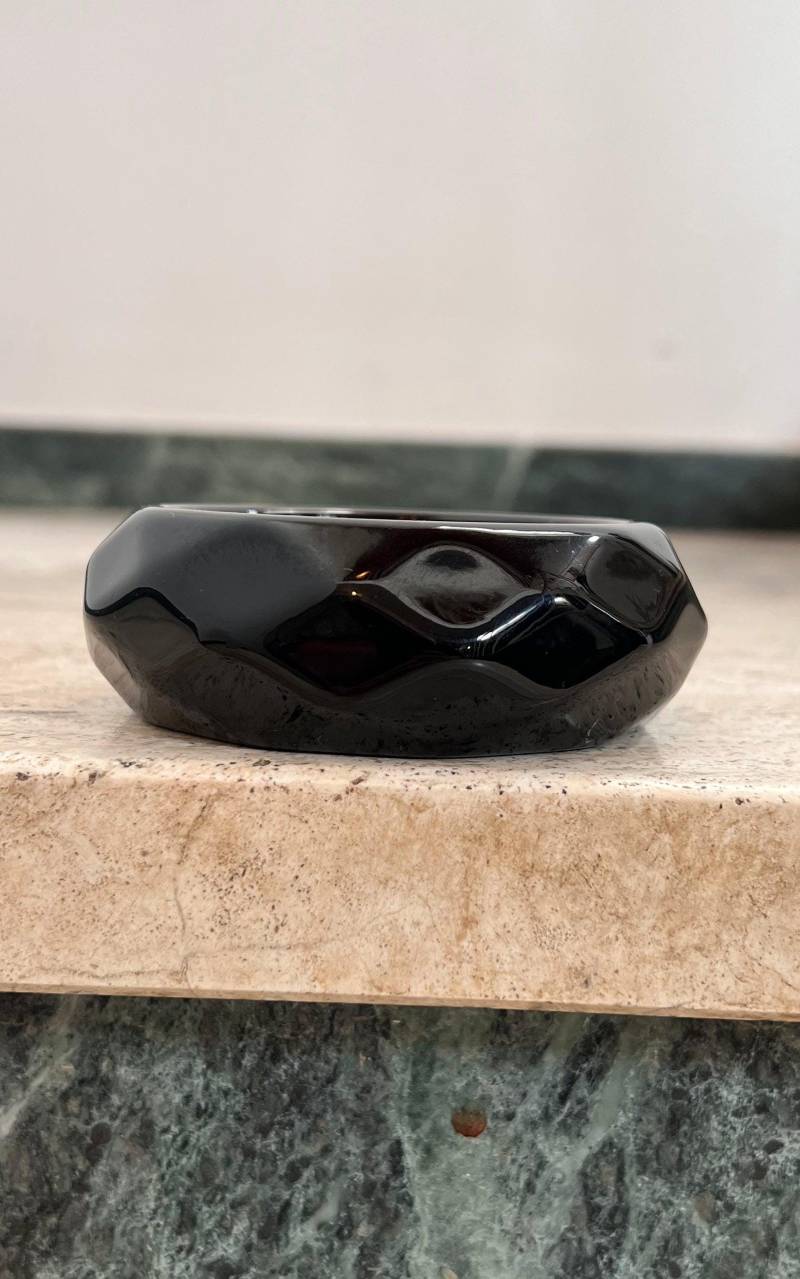 Vintage Black Bangle von 1968VintageBerlin