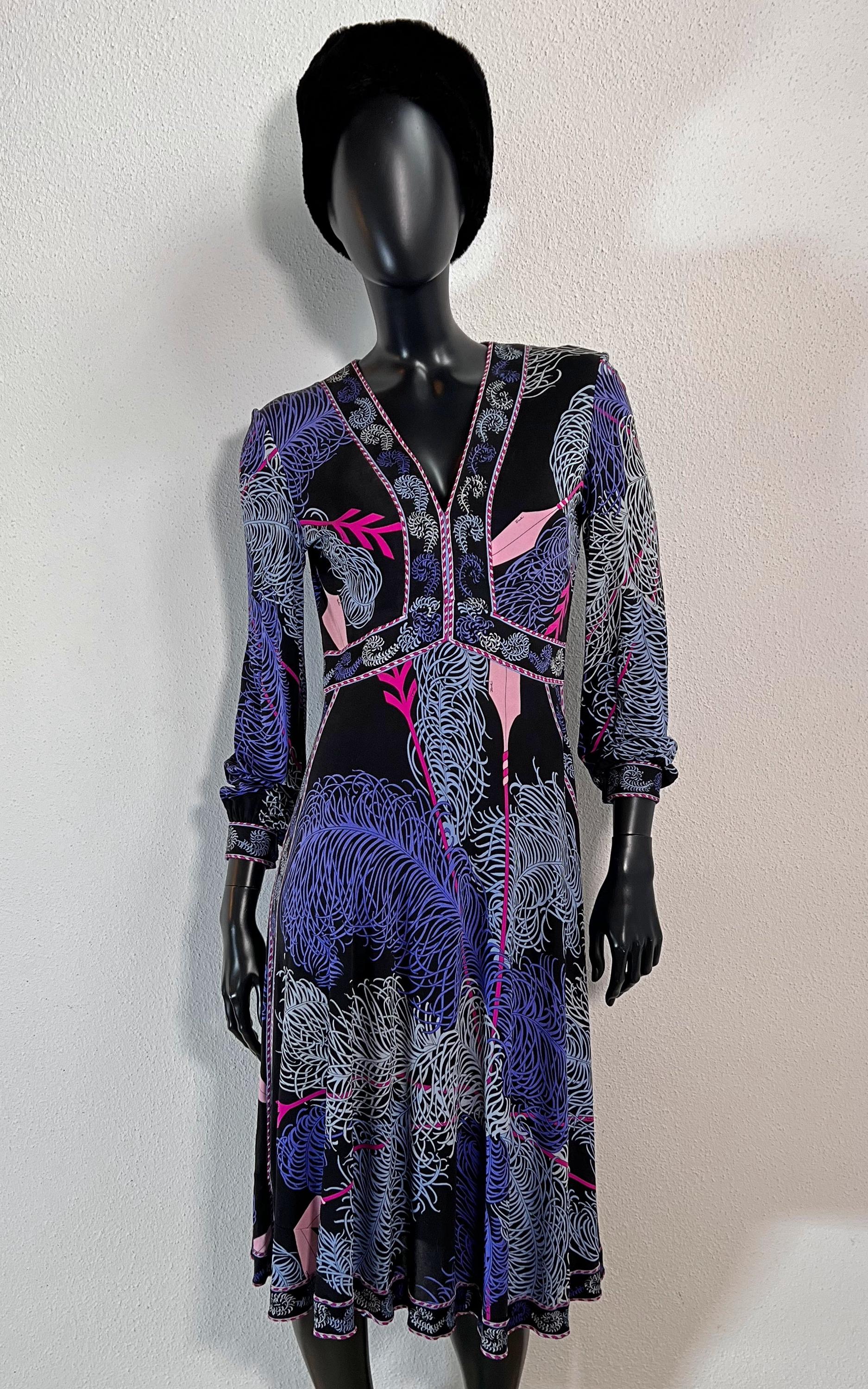 Vintage Emilio Pucci Silk Dress von 1968VintageBerlin