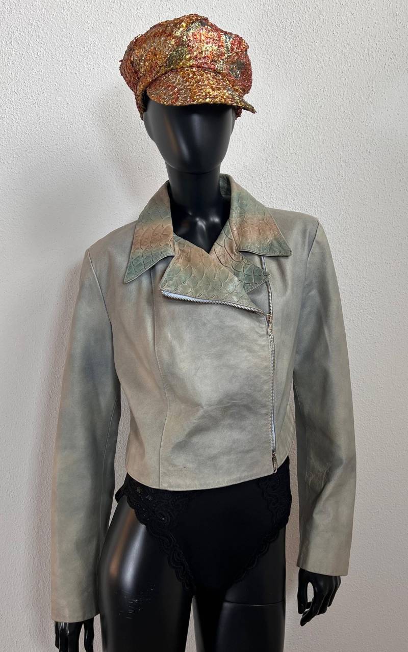 Vintage Engine Y2K Leather Jacket von 1968VintageBerlin