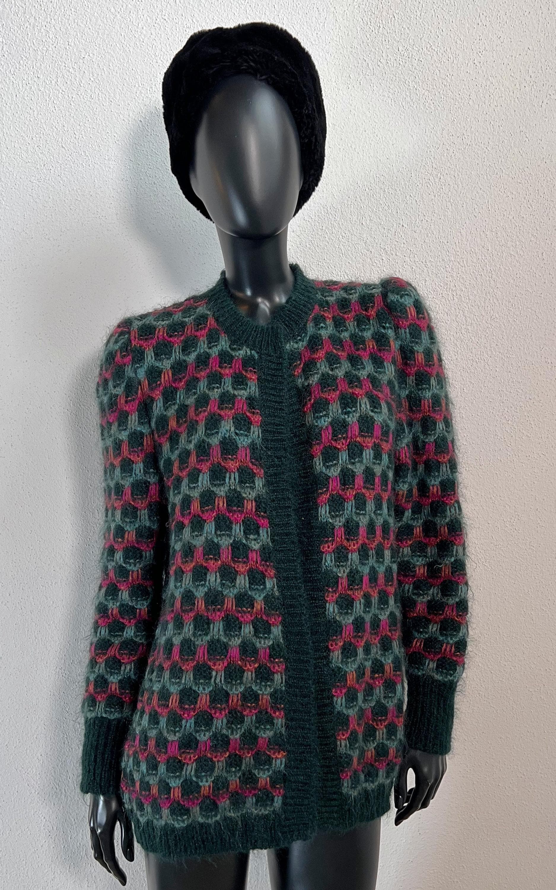 Vintage Escada Scallop Cardigan von 1968VintageBerlin