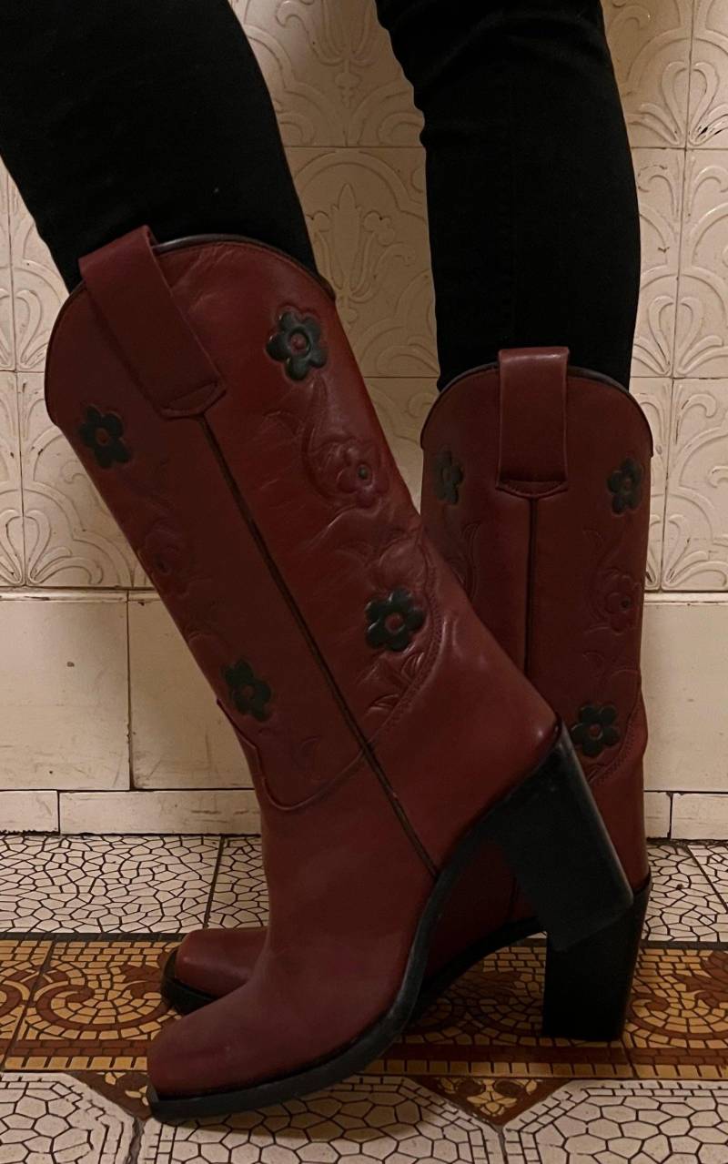 Vintage Flower Cowboy Boots 36 , 37 40 & 41 von 1968VintageBerlin