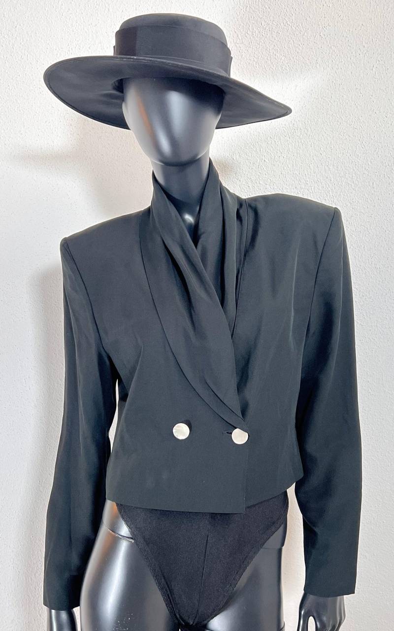 Vintage Genny Silk Short Blazer Jacket von 1968VintageBerlin