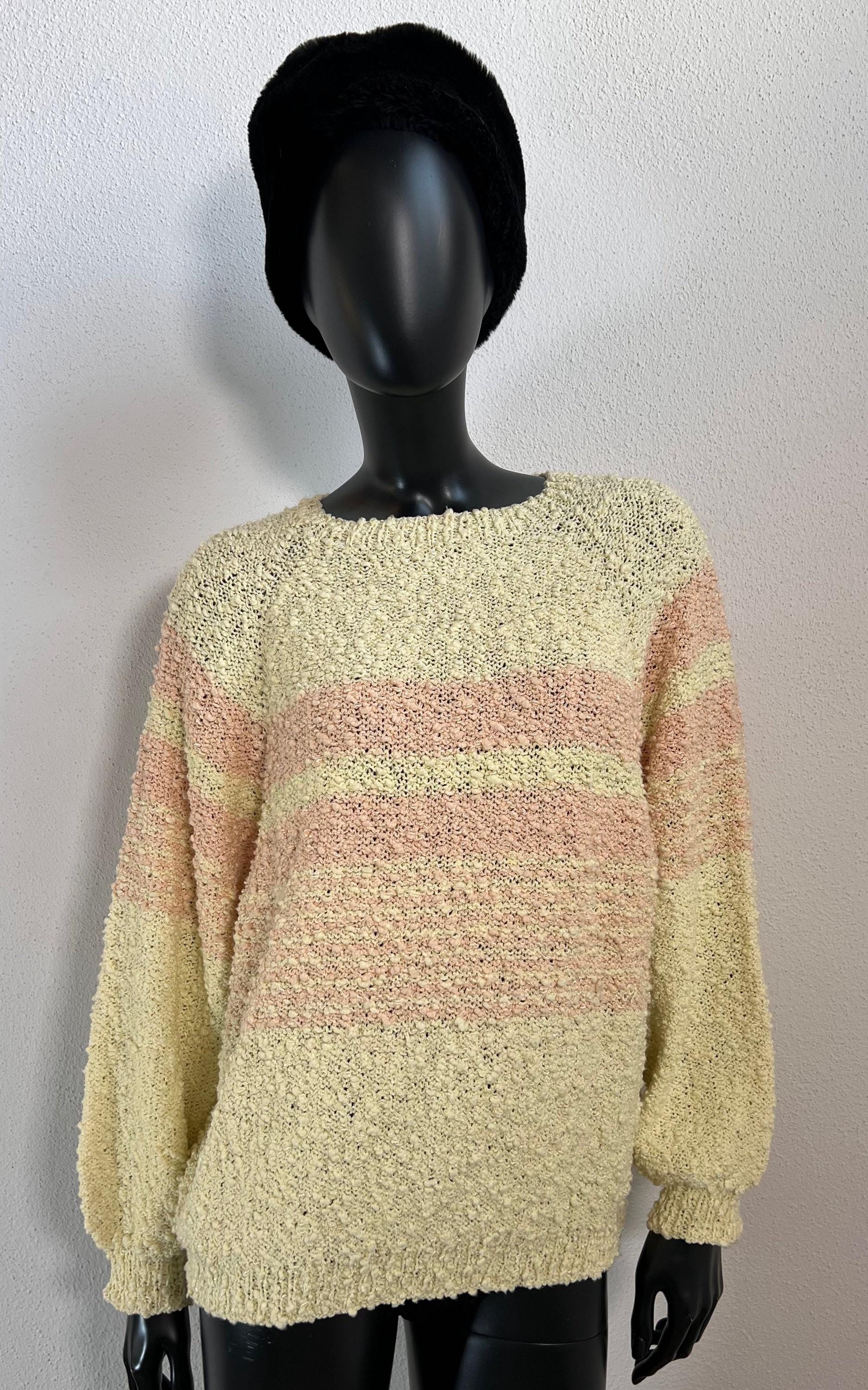 Vintage Handmade Popcorn Jumper von 1968VintageBerlin