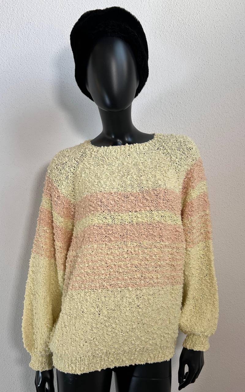 Vintage Handmade Popcorn Jumper von 1968VintageBerlin