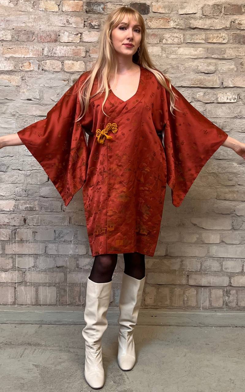 Vintage Japanese Kimono Robe von 1968VintageBerlin