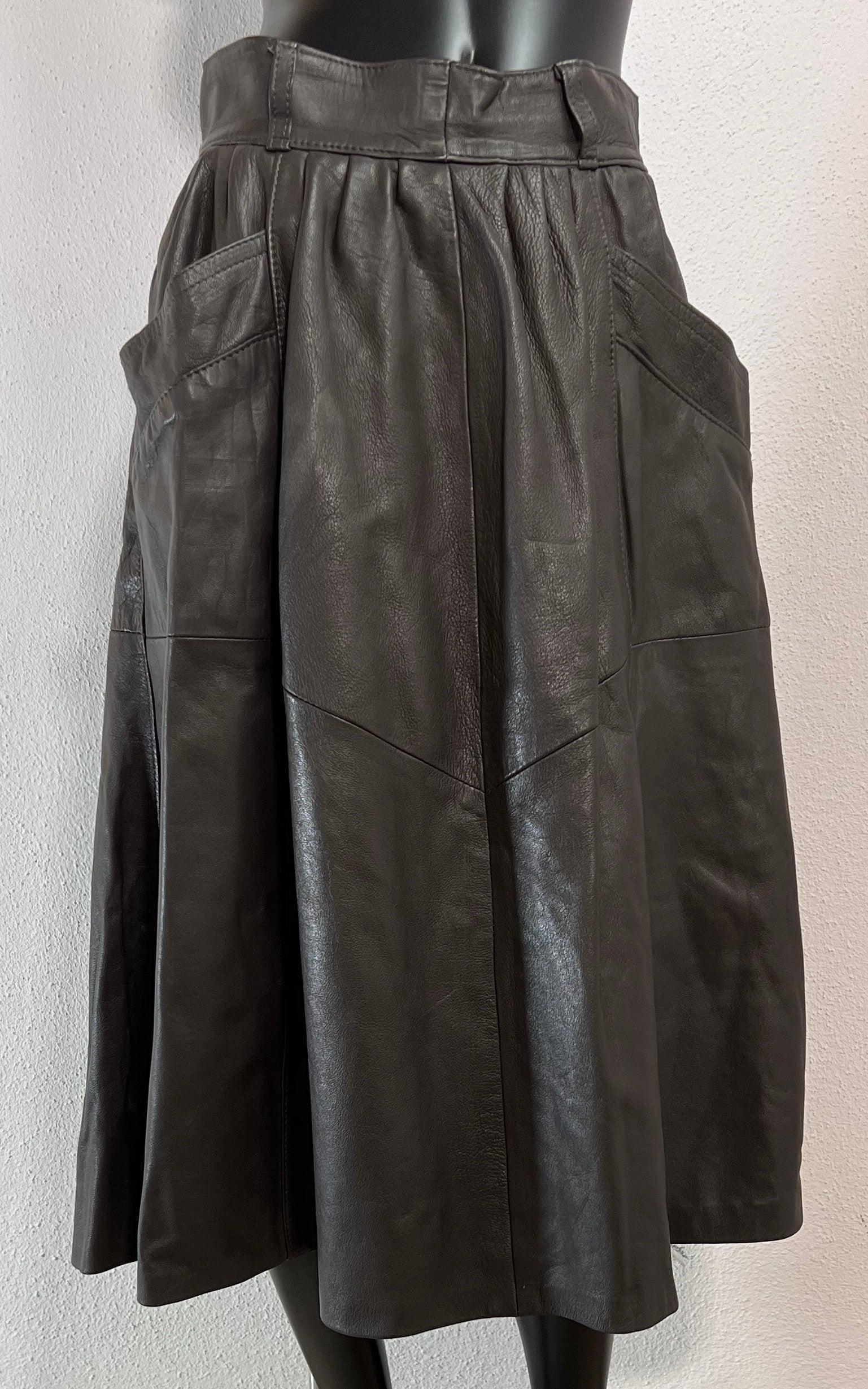 Vintage Leather Skirt Vintage Leather Skirt von 1968VintageBerlin