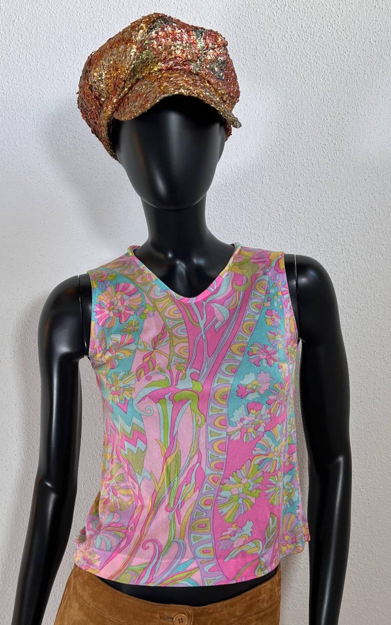 Vintage Leonard Paris Silk Top von 1968VintageBerlin