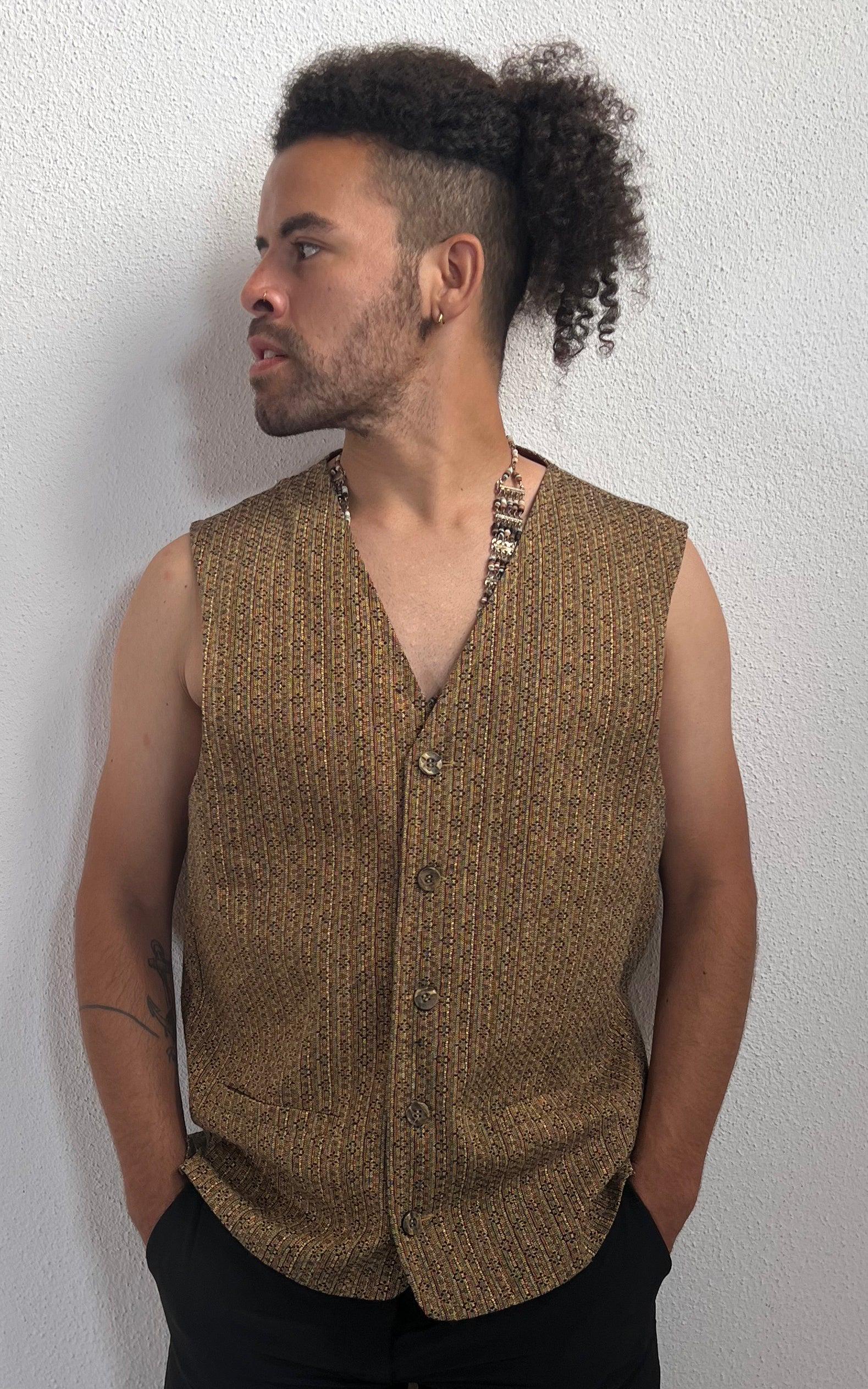 Vintage Mens 90S Waistcoat Vintage Mens 90S Waistcoat von 1968VintageBerlin