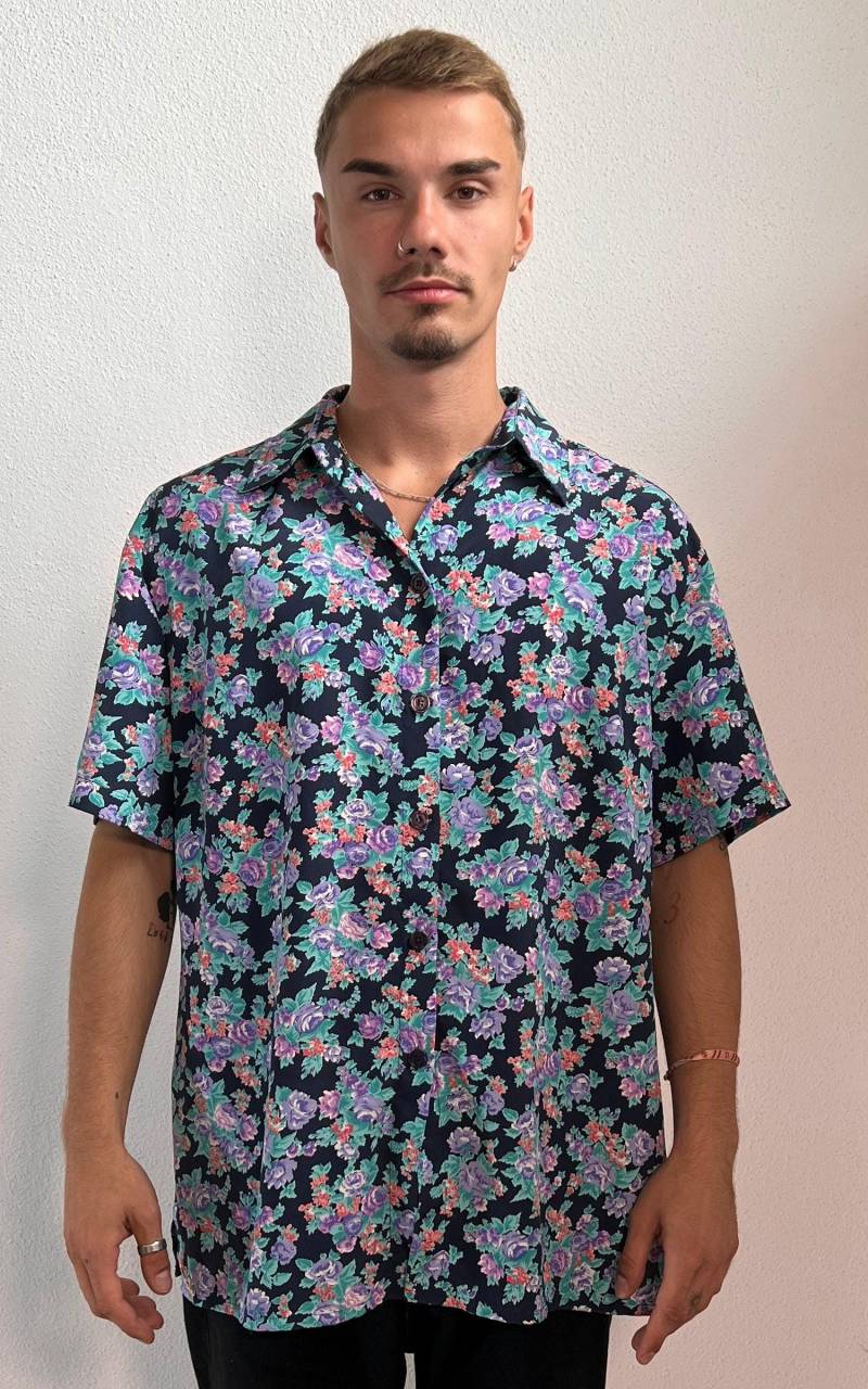 Vintage Mens Flower Shirt von 1968VintageBerlin