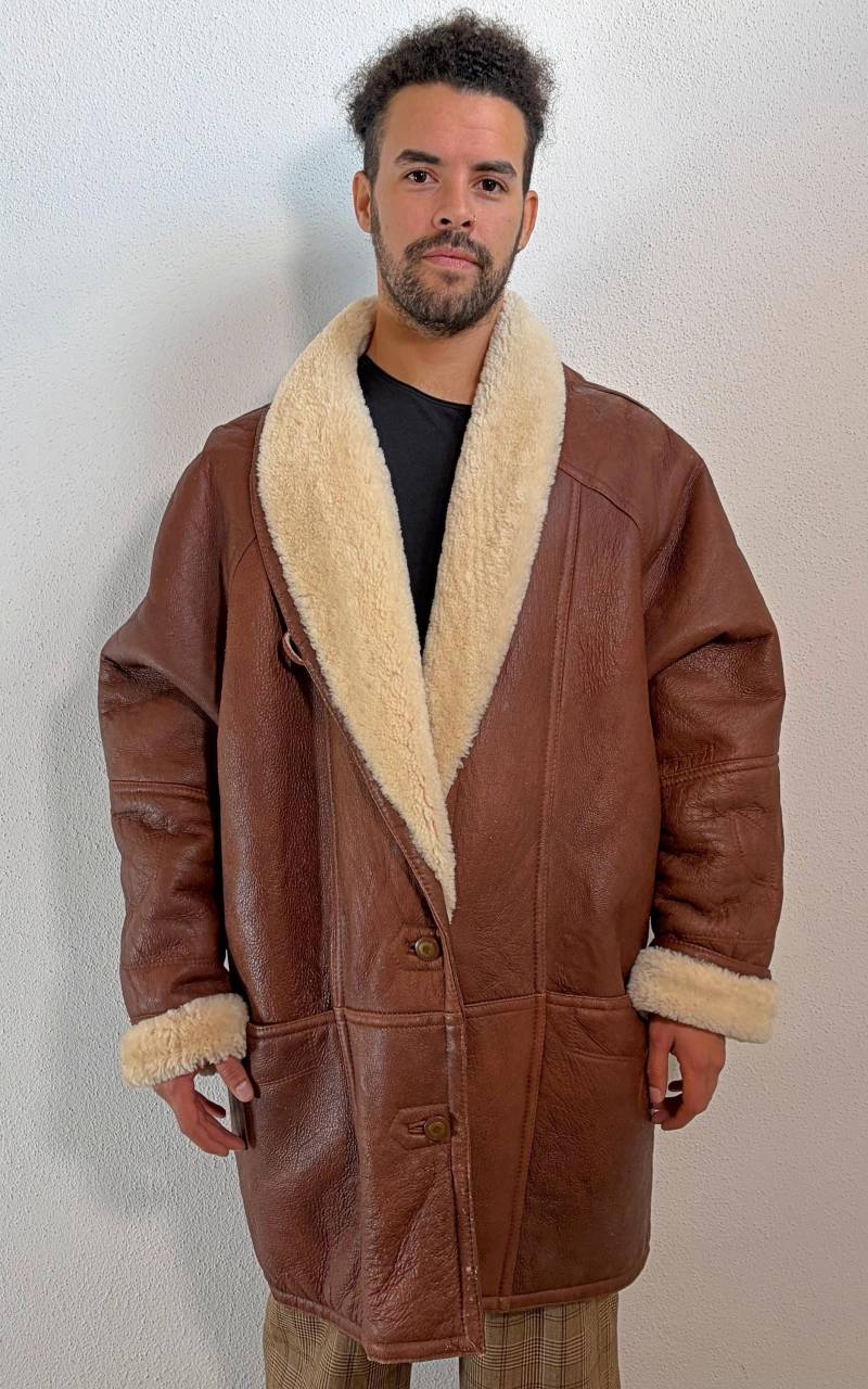 Vintage Mens Shearling Coat von 1968VintageBerlin