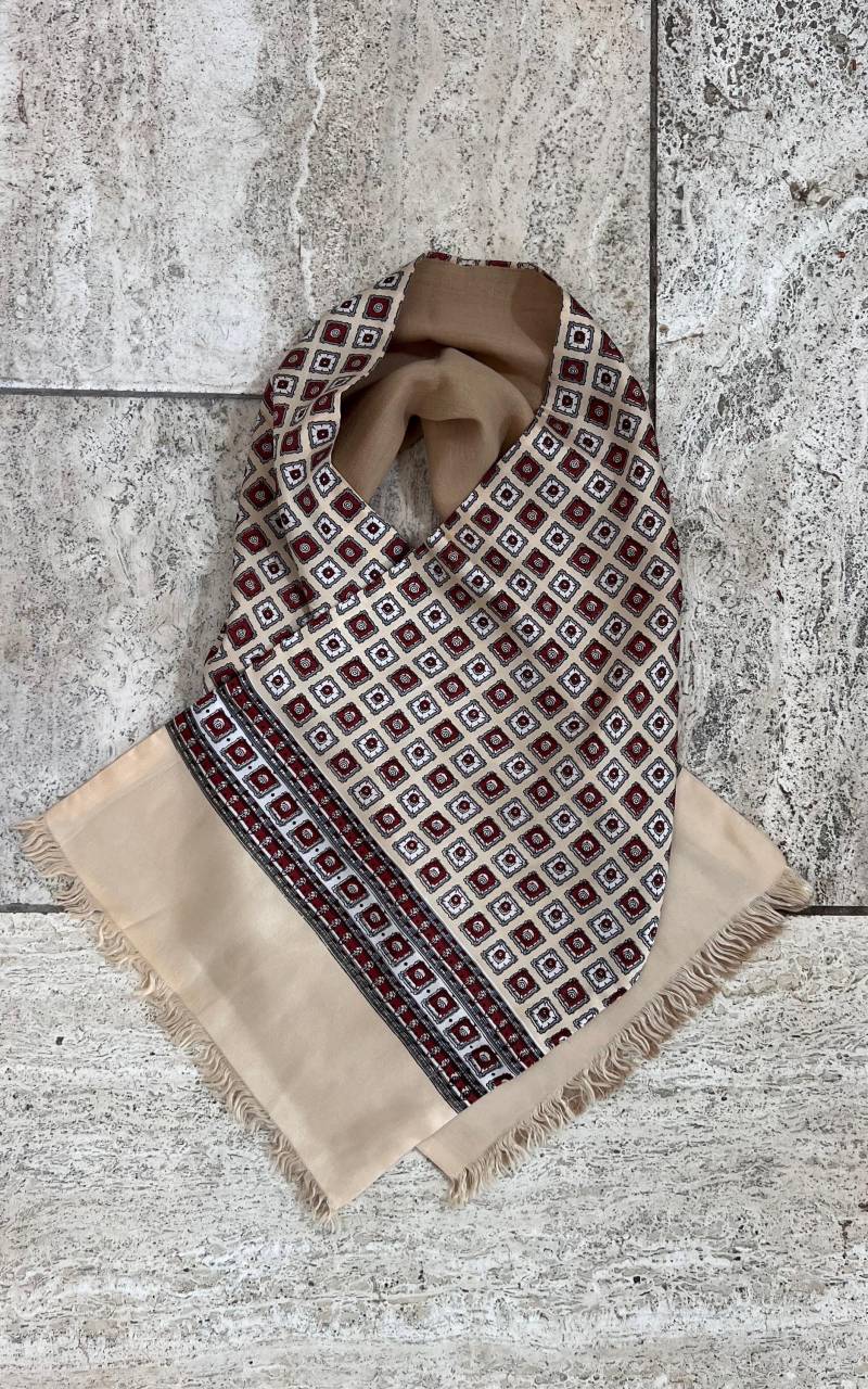 Vintage Mens Silk Scarf von 1968VintageBerlin