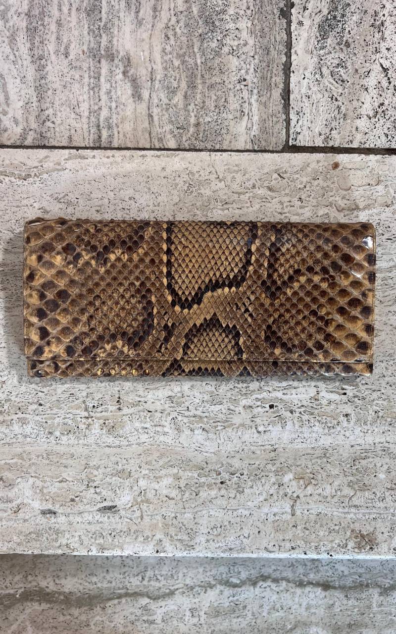 Vintage Python Skin Wallet von 1968VintageBerlin