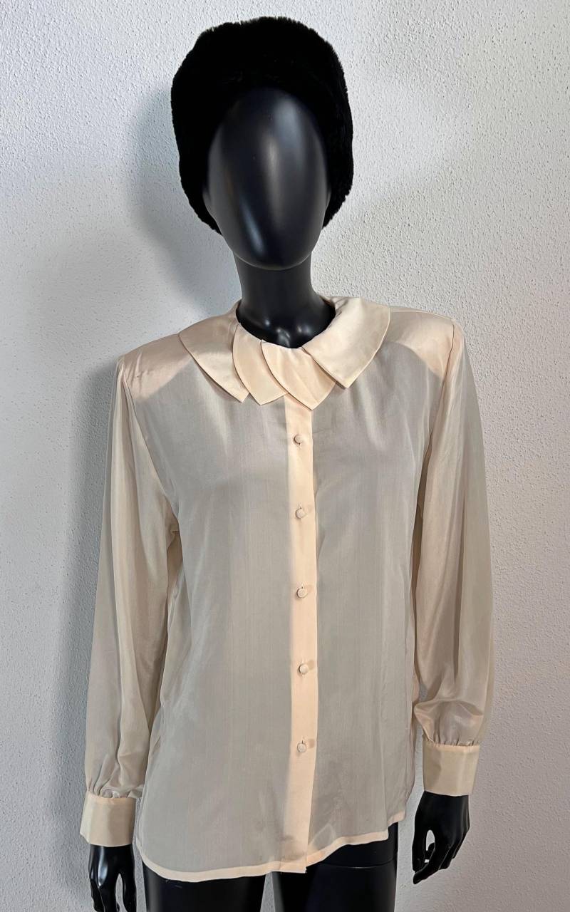 Vintage Silk Blouse von 1968VintageBerlin