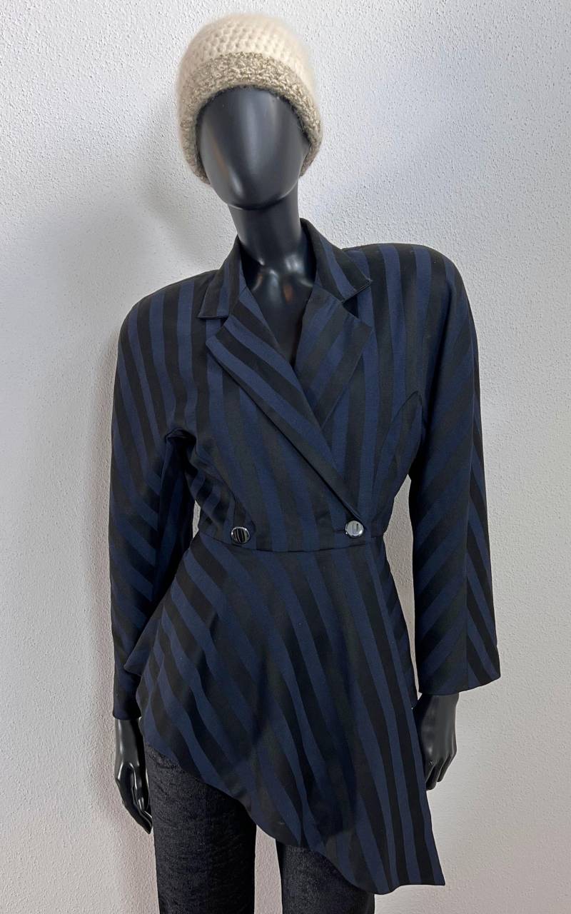 Vintage Striped Blazer Jacket Vintage Striped Blazer Jacket von 1968VintageBerlin