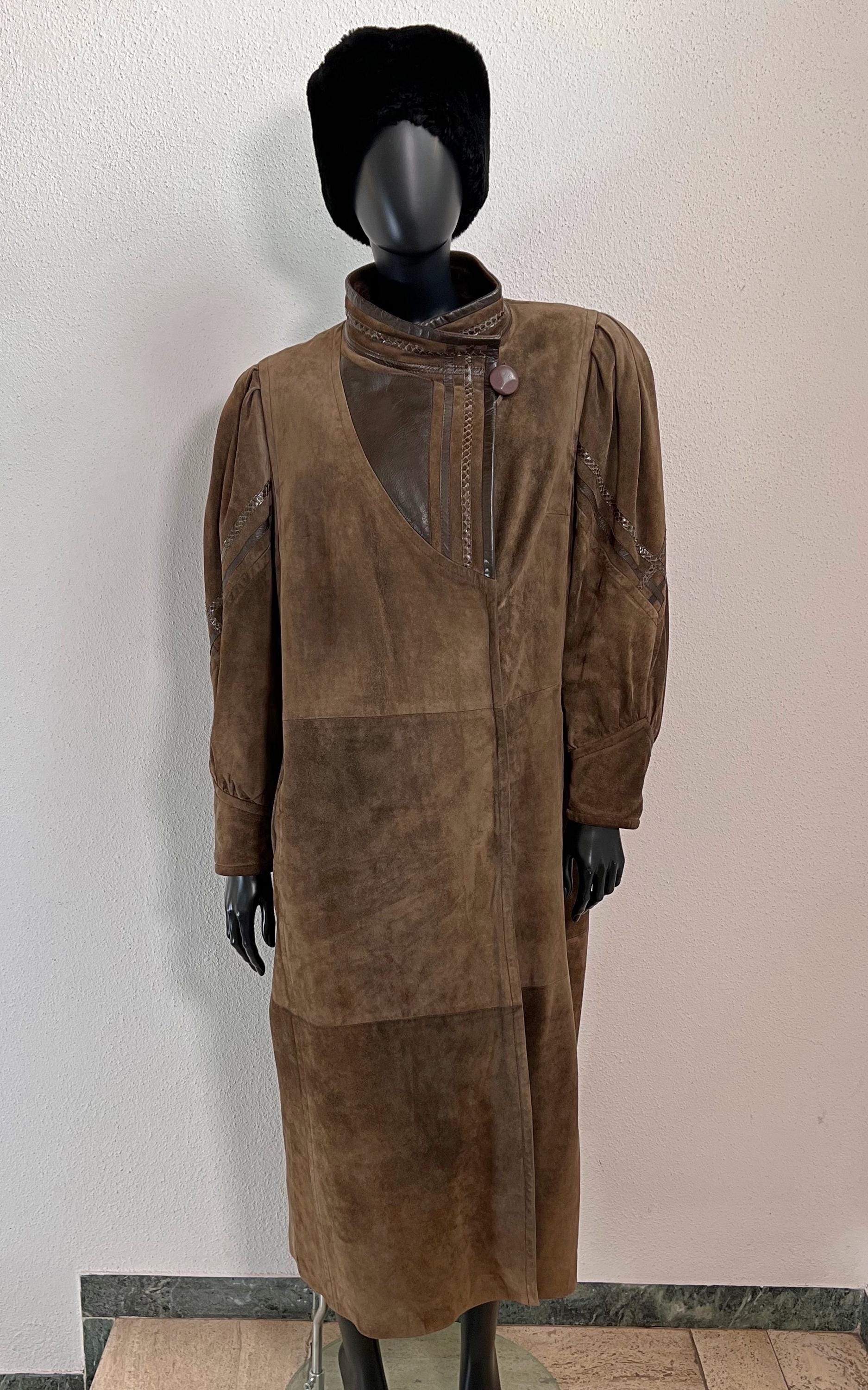 Vintage Werner Graumann Suede Coat von 1968VintageBerlin