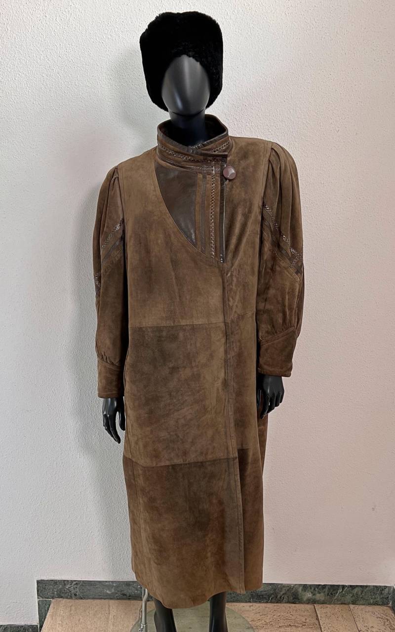Vintage Werner Graumann Suede Coat von 1968VintageBerlin