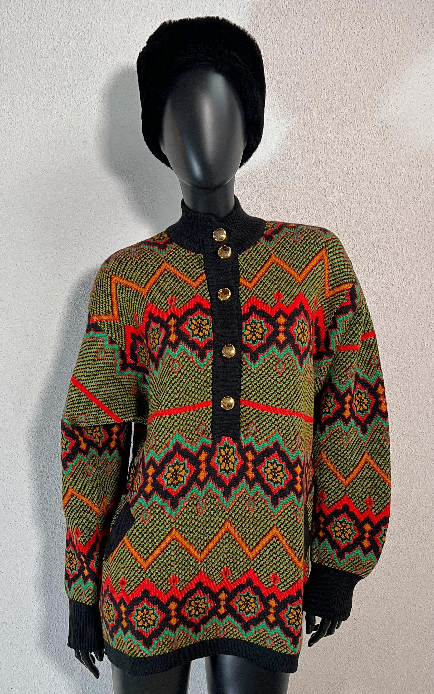 Vintage Yves Saint Laurent Oversize Sweater von 1968VintageBerlin