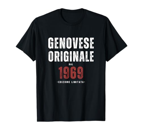 1969 Geburtstag Genueser Herren Damen Lustiges T-Shirt T-Shirt 1969 Geburtstag Genueser Herren Damen Lustiges T-Shirt T-Shirt von 1969 Testo Divertente Genovese Originale