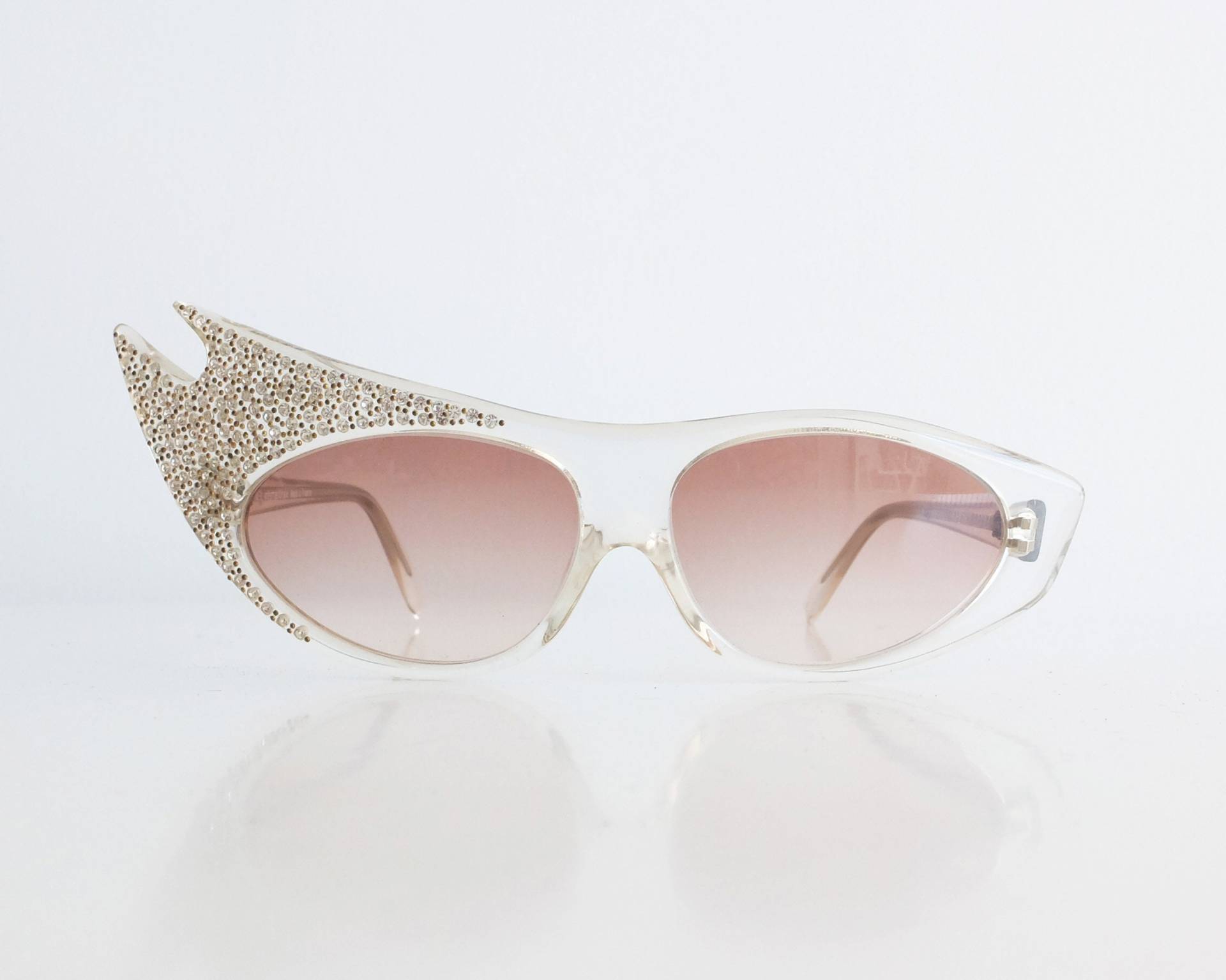 Seltene Nos Vintage 8Os Gerard Levet St Trop Strass Sonnenbrille Made in France Seltene Nos Vintage 8Os Gerard Levet St Trop Strass Sonnenbrille Made in France von 1969Vintage