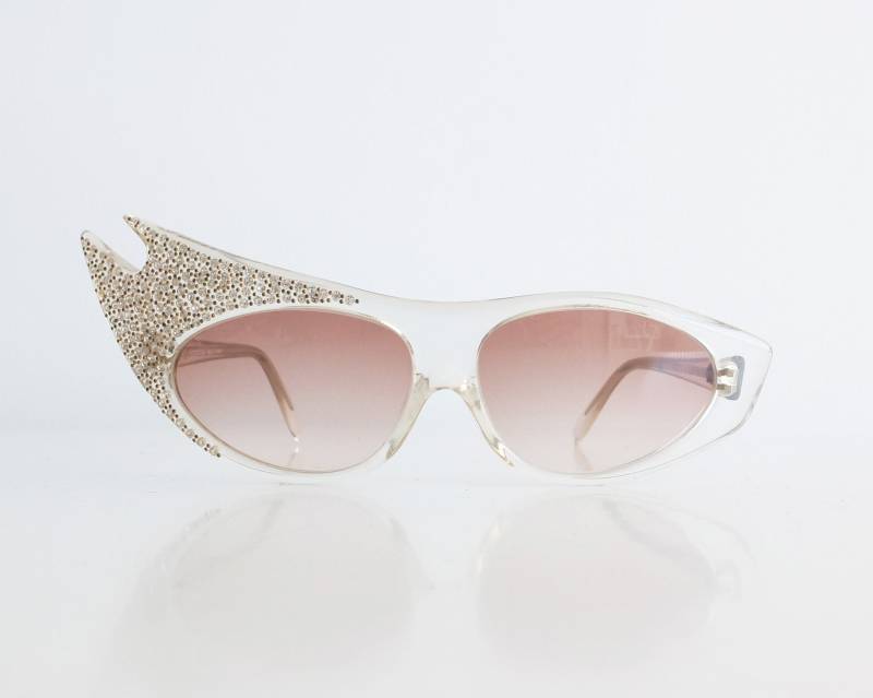 Seltene Nos Vintage 8Os Gerard Levet St Trop Strass Sonnenbrille Made in France Seltene Nos Vintage 8Os Gerard Levet St Trop Strass Sonnenbrille Made in France von 1969Vintage