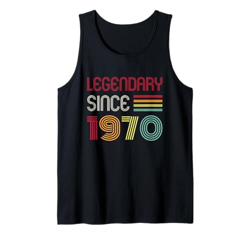 Herren Geburtstag Legendär seit 1970 Tank Top Herren Geburtstag Legendär seit 1970 Tank Top von 1970 Birthday - Vintage 1970 Present