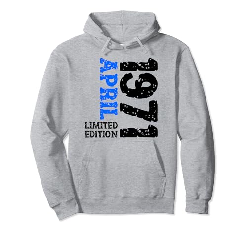 53. Geburtstag Deko Frauen Männer Limited Edition April 1971 Pullover Hoodie von 1971 Geburtstag Damen Herren Geburtstagsgeschenk