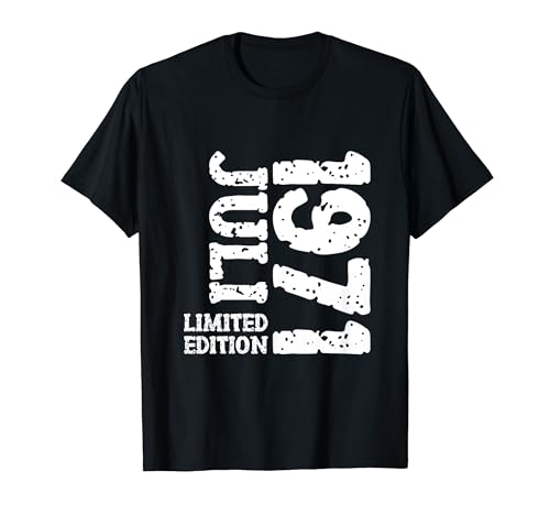 54. Geburtstag Deko Frauen Männer Limited Edition Juli 1971 T-Shirt von 1971 Geburtstag Damen Herren Geburtstagsgeschenk