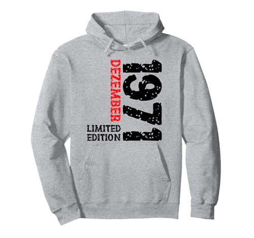 54. Geburtstag Frauen Männer Limited Edition Dezember 1971 Pullover Hoodie von 1971 Geburtstag Damen Herren Geburtstagsgeschenk